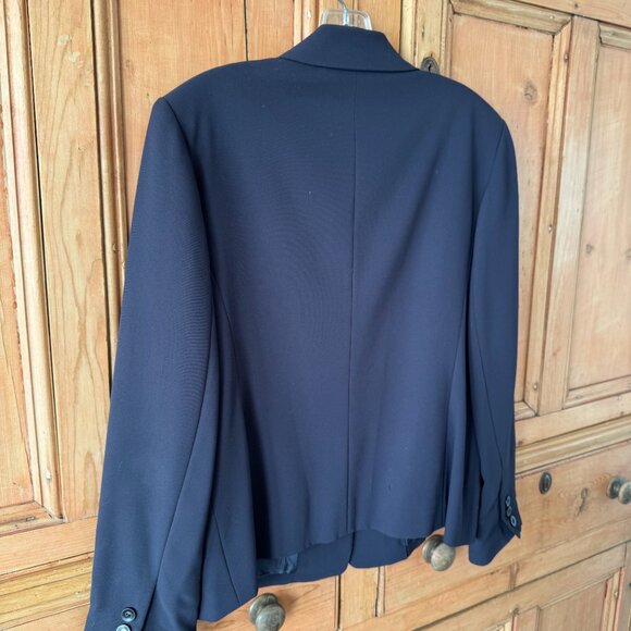 Talbots Tailored Classic Slate Blue Jacket Blazer 10 Petite - Picture 3 of 8